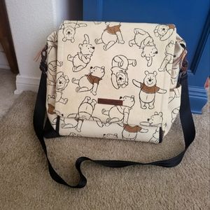 Petunia pickle bottom boxy backpack diaper bag - sketchbook winnie the pooh